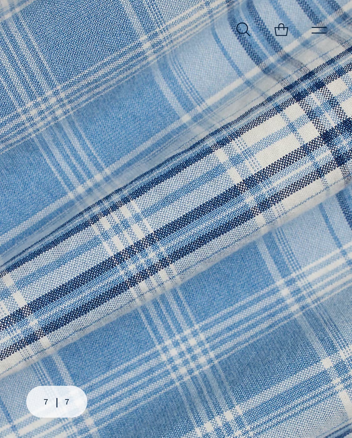 [M] 폴로 랄프로렌 클래식핏 인디고 플래드 캠프 셔츠 상품이미지9