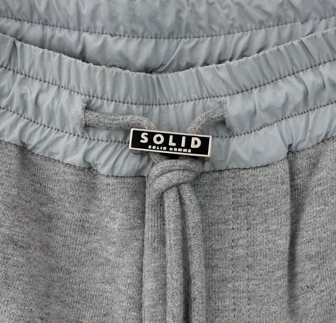 [48] 솔리드옴므 21fw 남성 카고 밴딩 조거 팬츠 그레이 상품이미지3