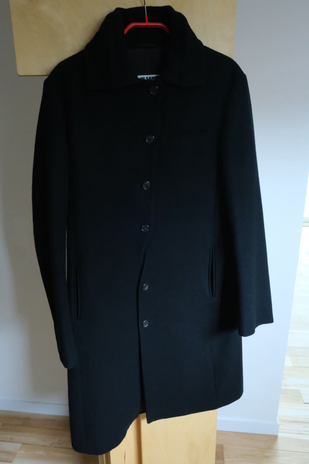 JIL SANDER Asymmetric Button Wrap Coat 상품이미지5