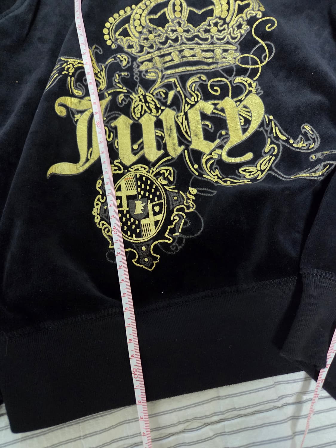 쥬시꾸뛰르 검골벨벳 트레이닝 셋업 상품이미지3