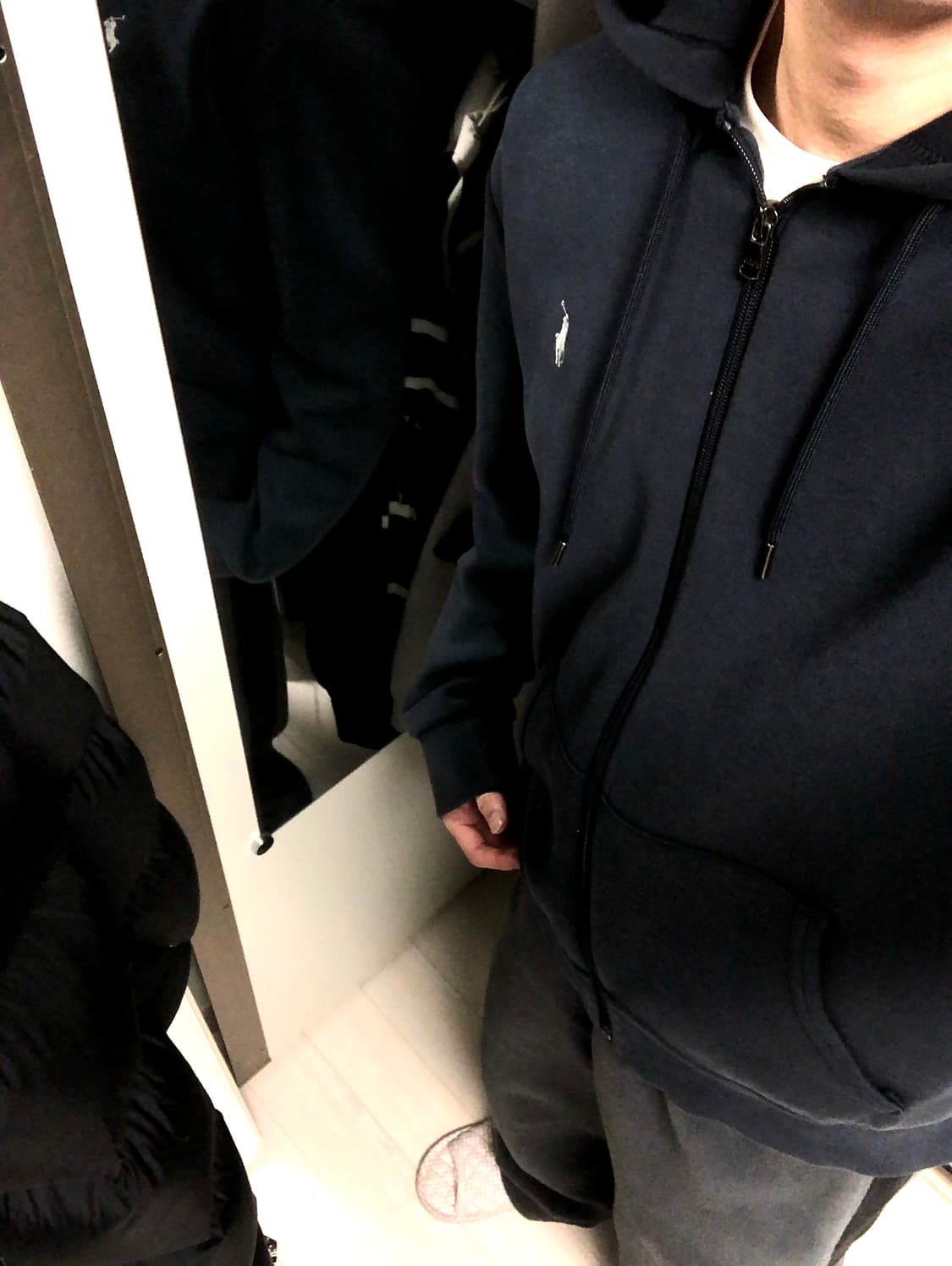 폴로 네이비 후드집업 신형 상품이미지1