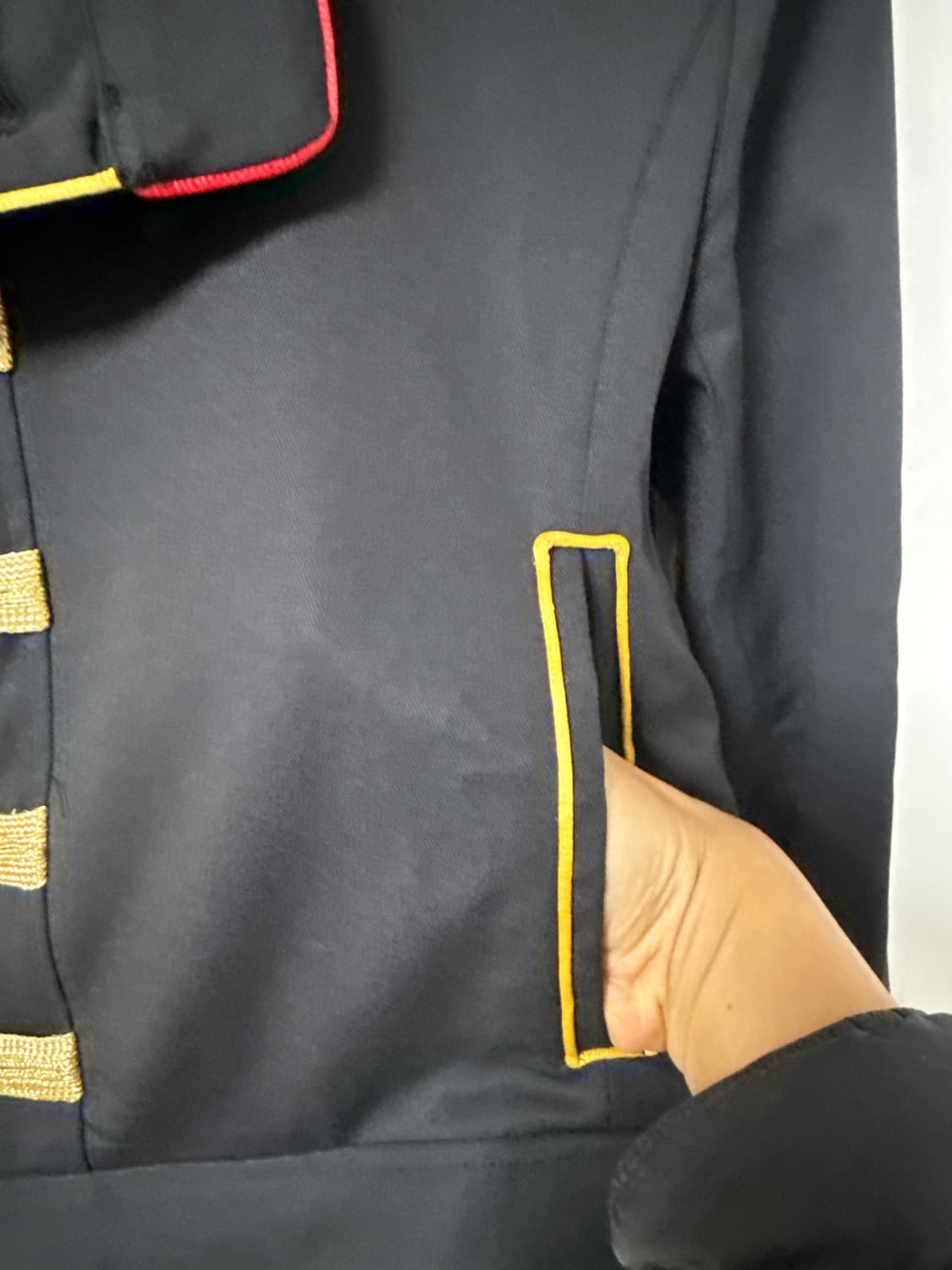 하우스네버다이 마이클잭슨 스타일 크롭기장 나폴레옹  자켓 상품이미지9