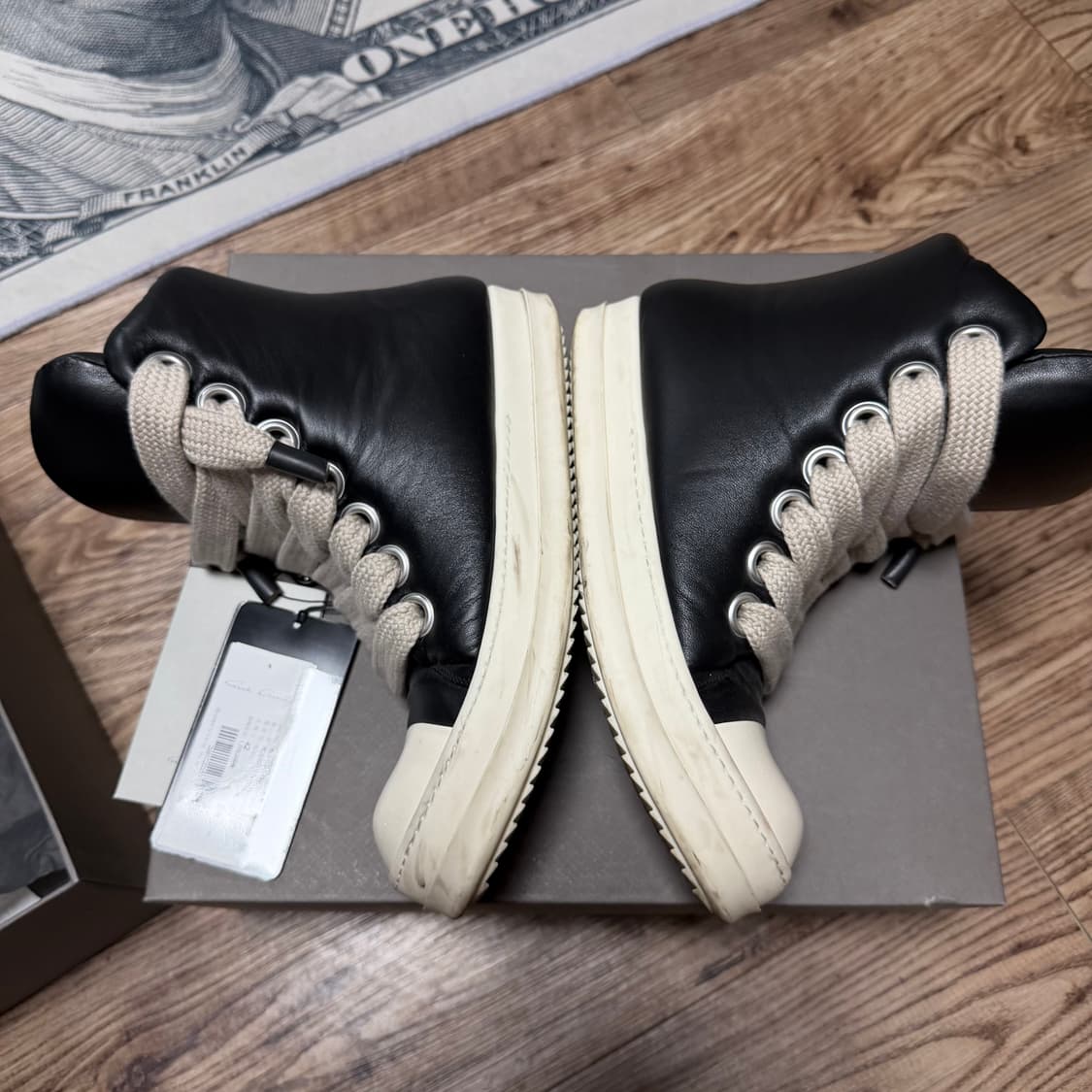 (42,신세계발)릭오웬스 점보레이스 패디드 라몬즈 상품이미지2