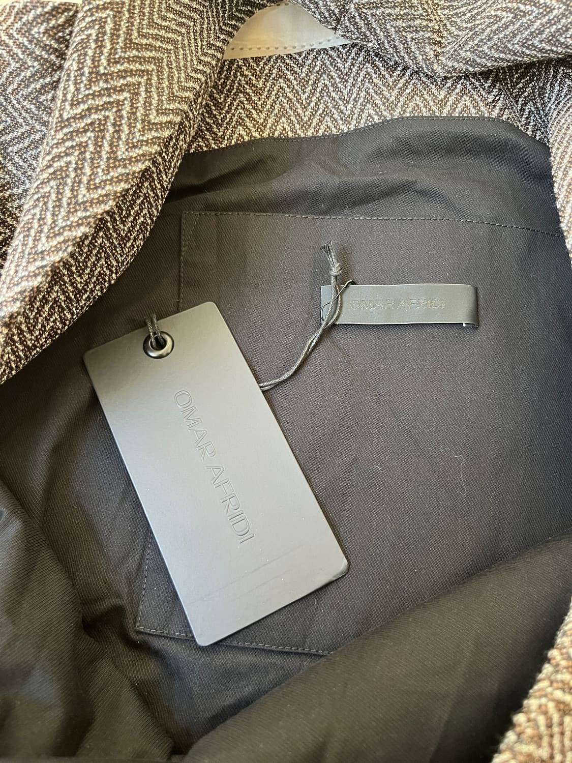 Omar Afridi 오마르 아프리디 자카드 팩토리백 숄더백 새상품 상품이미지8