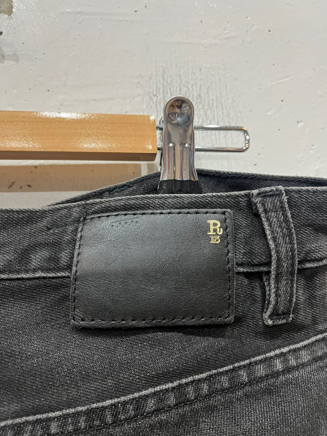 R13 알써틴 로우 스키니 데님팬츠 Made in ITALY 32 상품이미지7