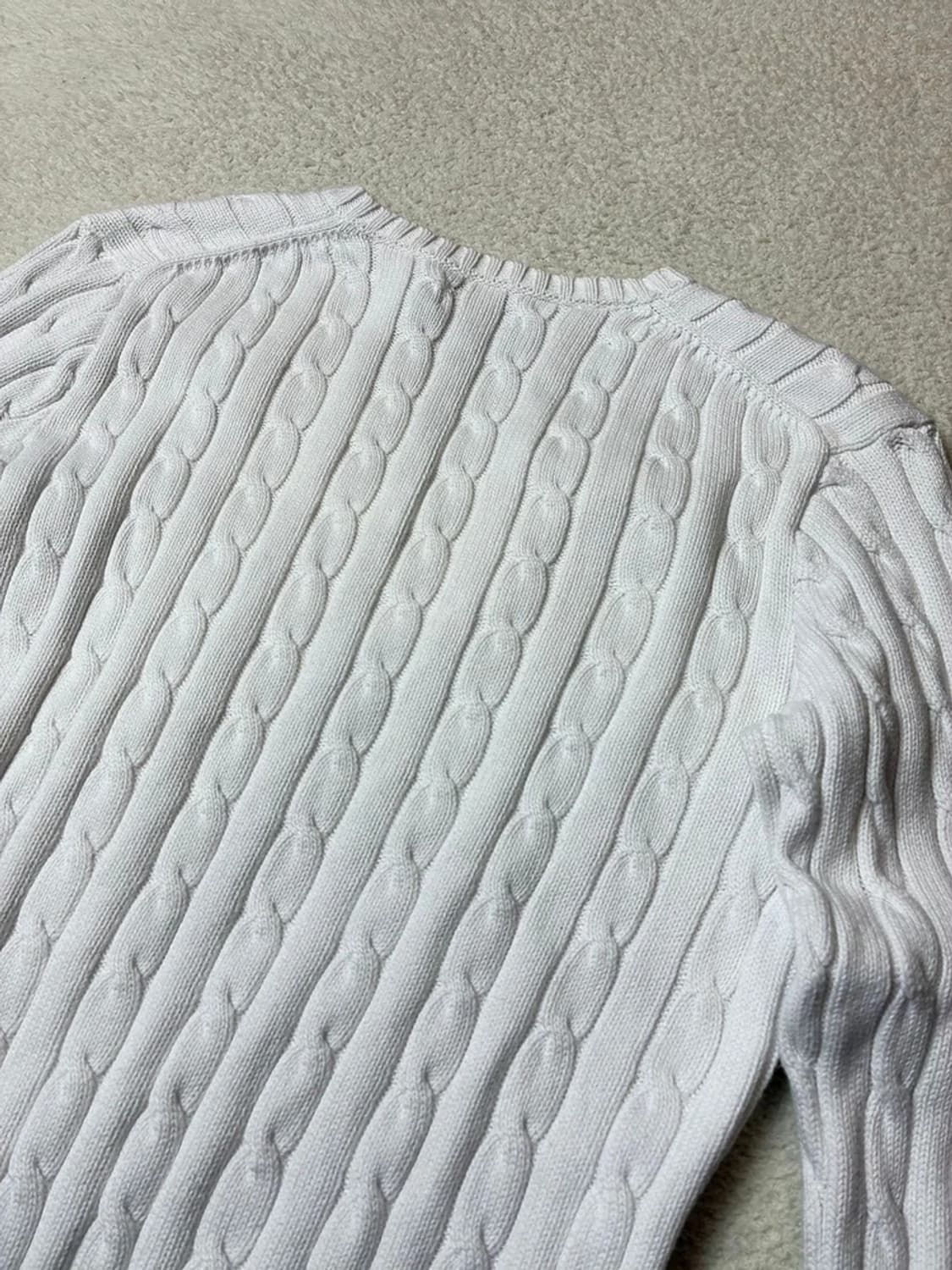 폴로 랄프로렌 큐알 코튼 꽈배기 니트 PN6626 상품이미지6