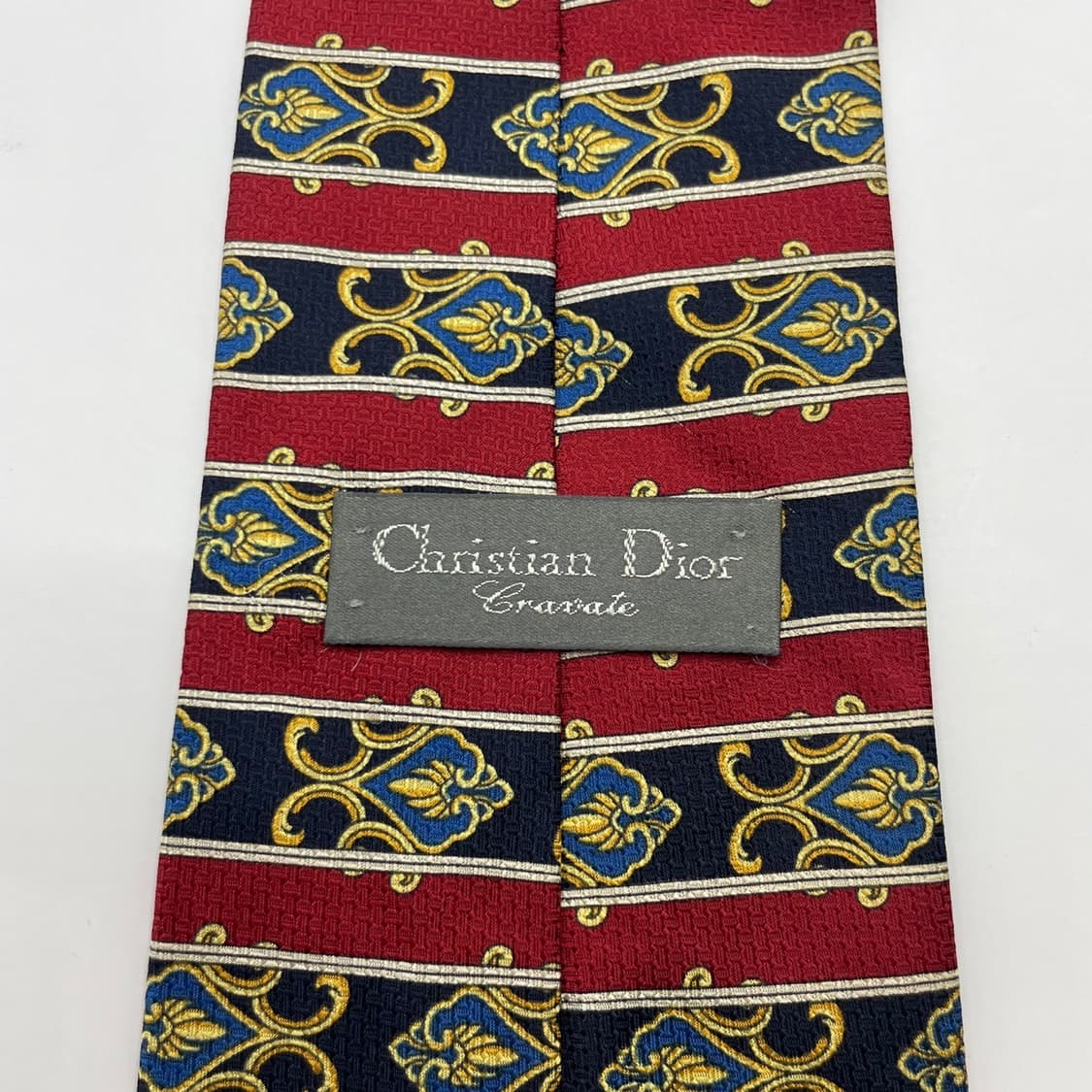 180) (Christian DIOR) 크리스찬 디올 패턴 넥타이 상품이미지5