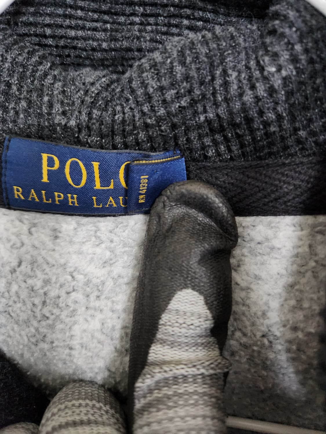 폴로 랄프로렌 후드집업 90 그레이 상품이미지6