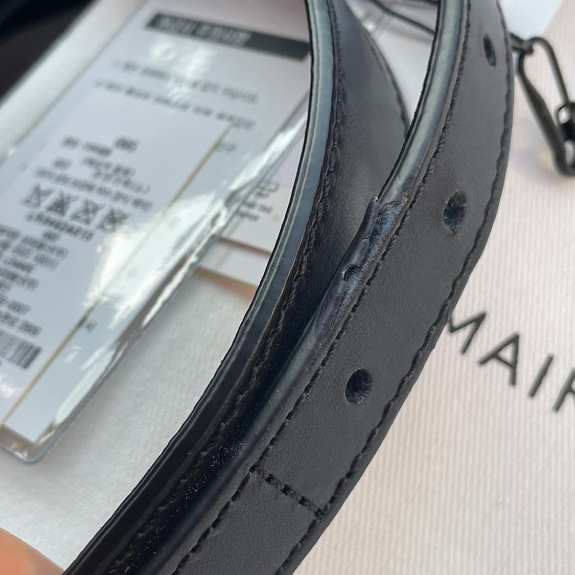 르메르 미니멀 웨스턴 벨트 95 블랙 (신세계 강남점) 상품이미지6