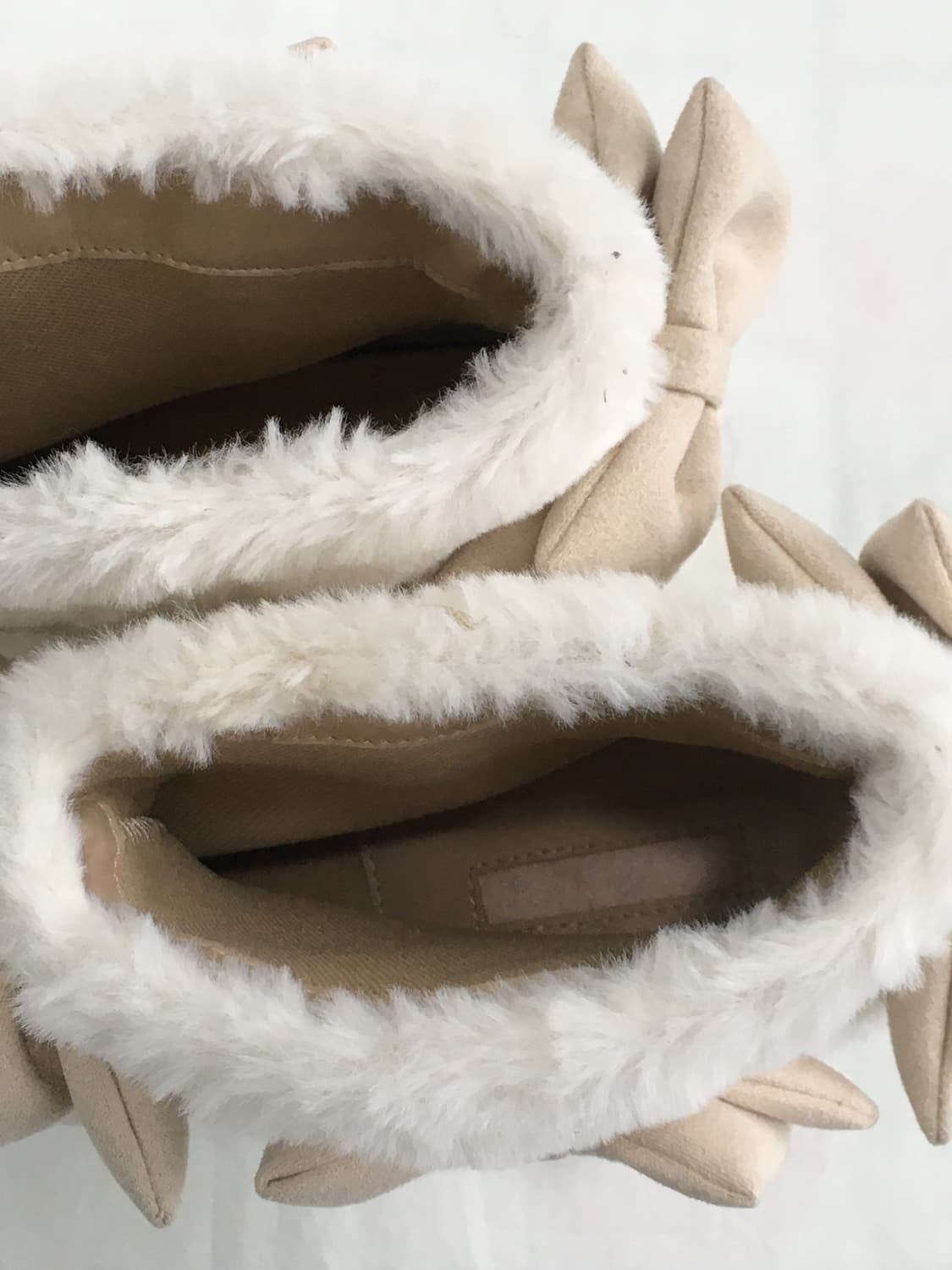 마지막 가격) 리즈리사 Liz Lisa 오네갸루 히메갸루 리본 퍼 부츠 상품이미지5