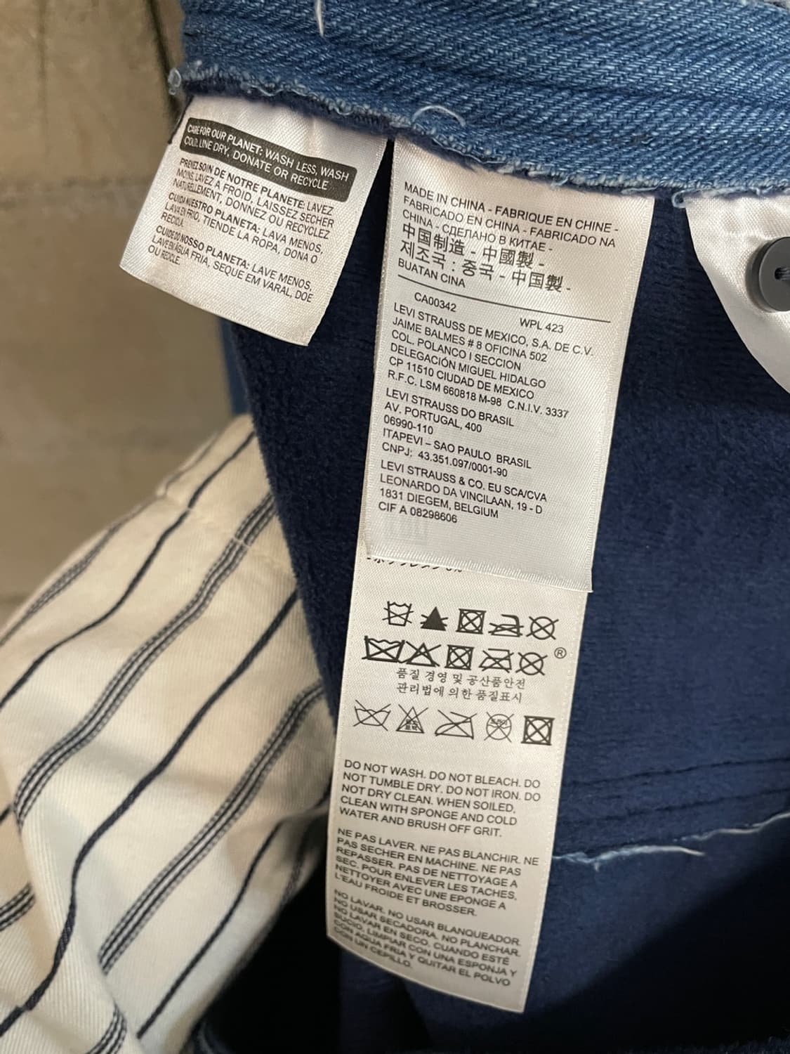 리바이스 메이드 앤 크래프티드 데님 트러커 트렌치 코트 상품이미지6