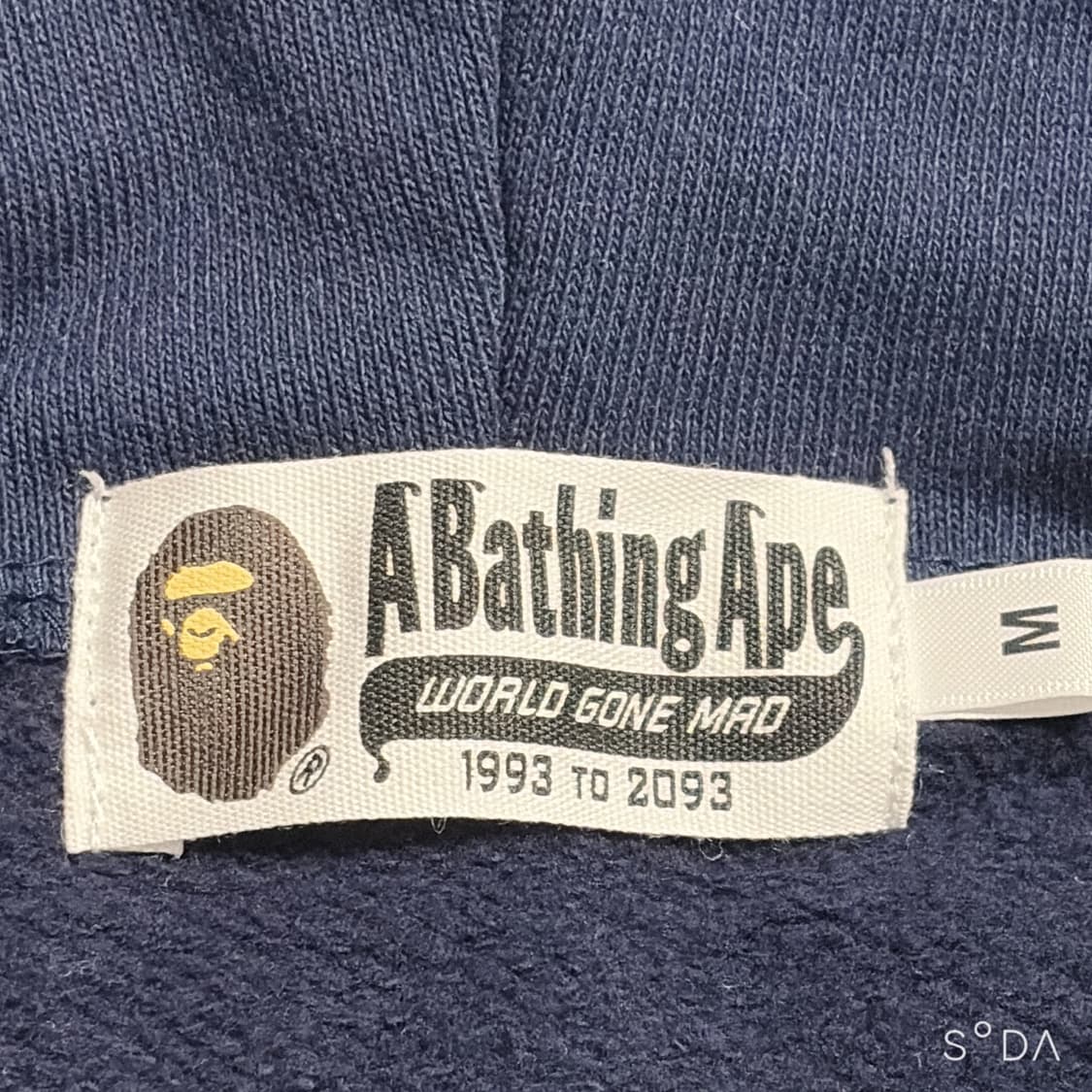 베이프 샤크 후드집업 네이비 카모 M 상품이미지10