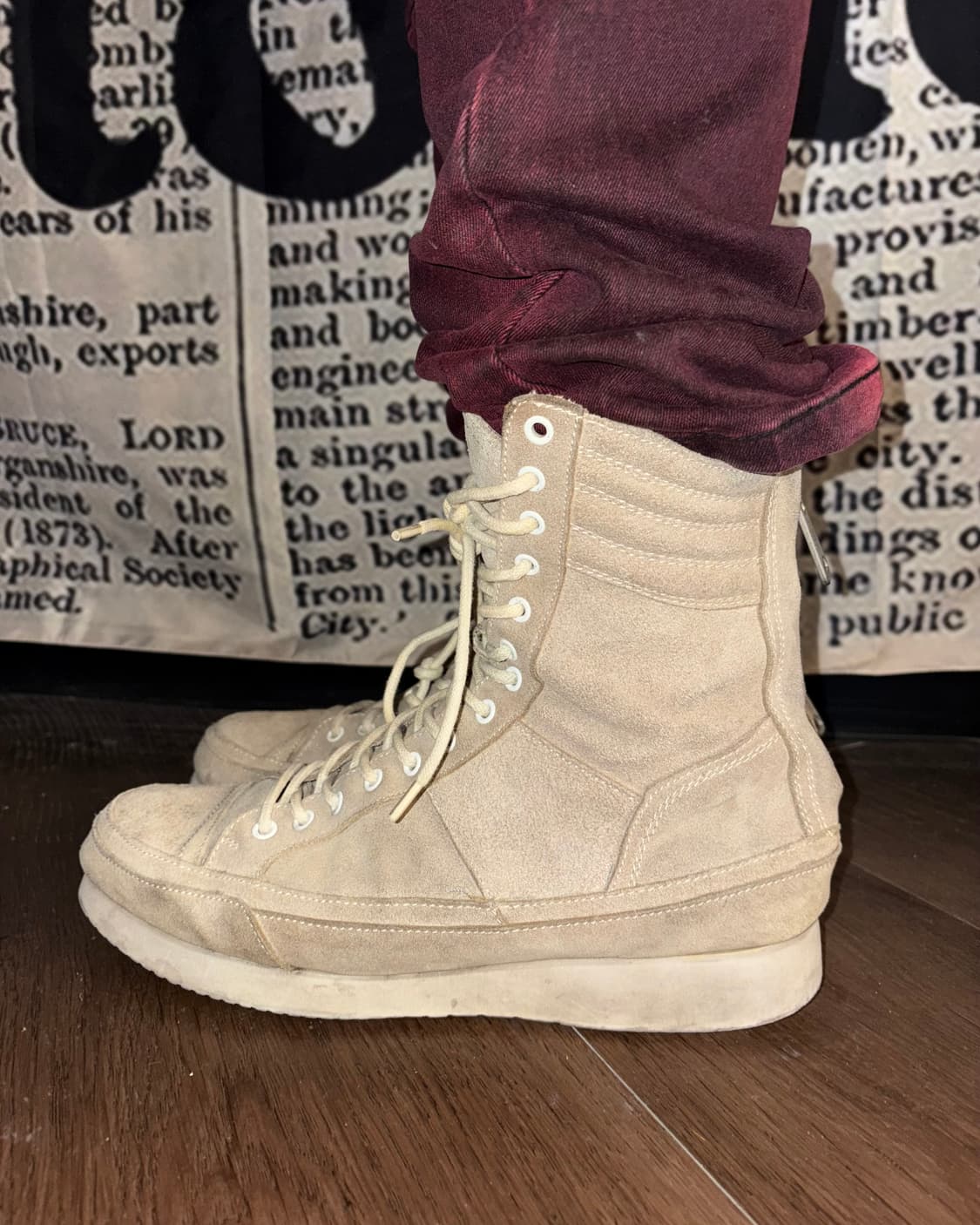 5351 pour les hommes Suede highcut boots 상품이미지6