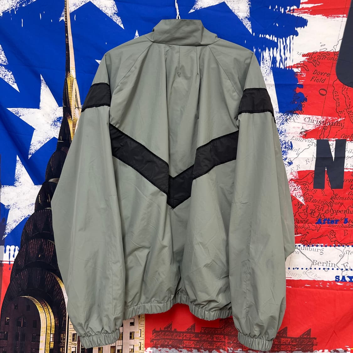 s급 빈티지 Army 공군 오버핏 바람막이XL105 상품이미지5