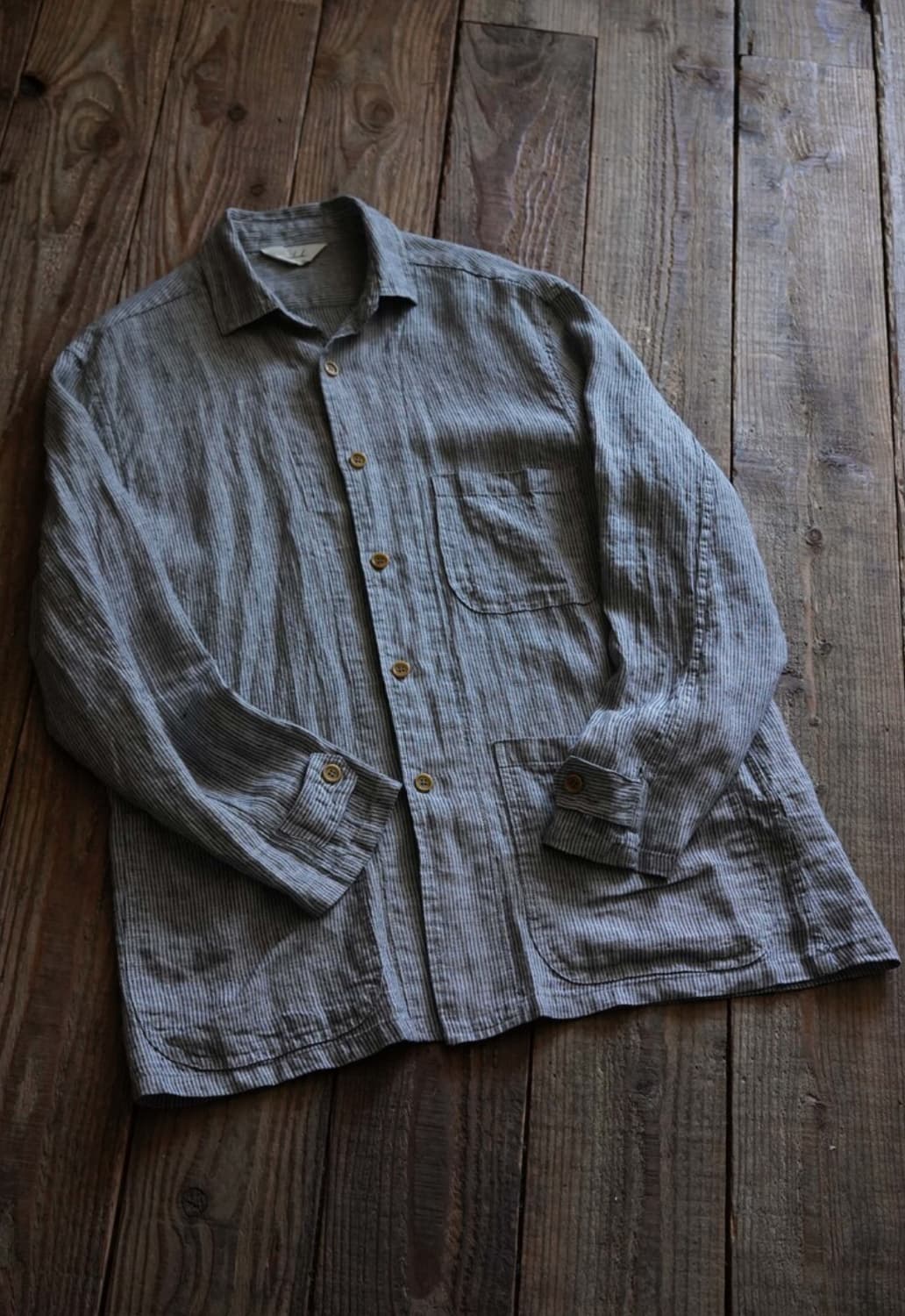 워드로브41 Barista Shirts JK Grey Stripe XL 상품이미지5
