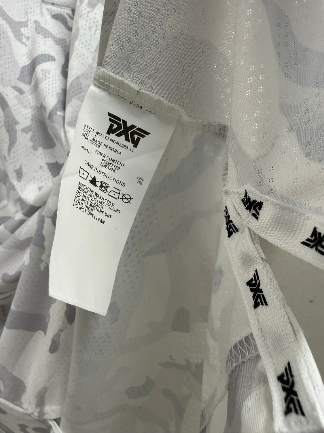 남성 L-XL / PXG 카모플라주 반팔 카라티  상품이미지6