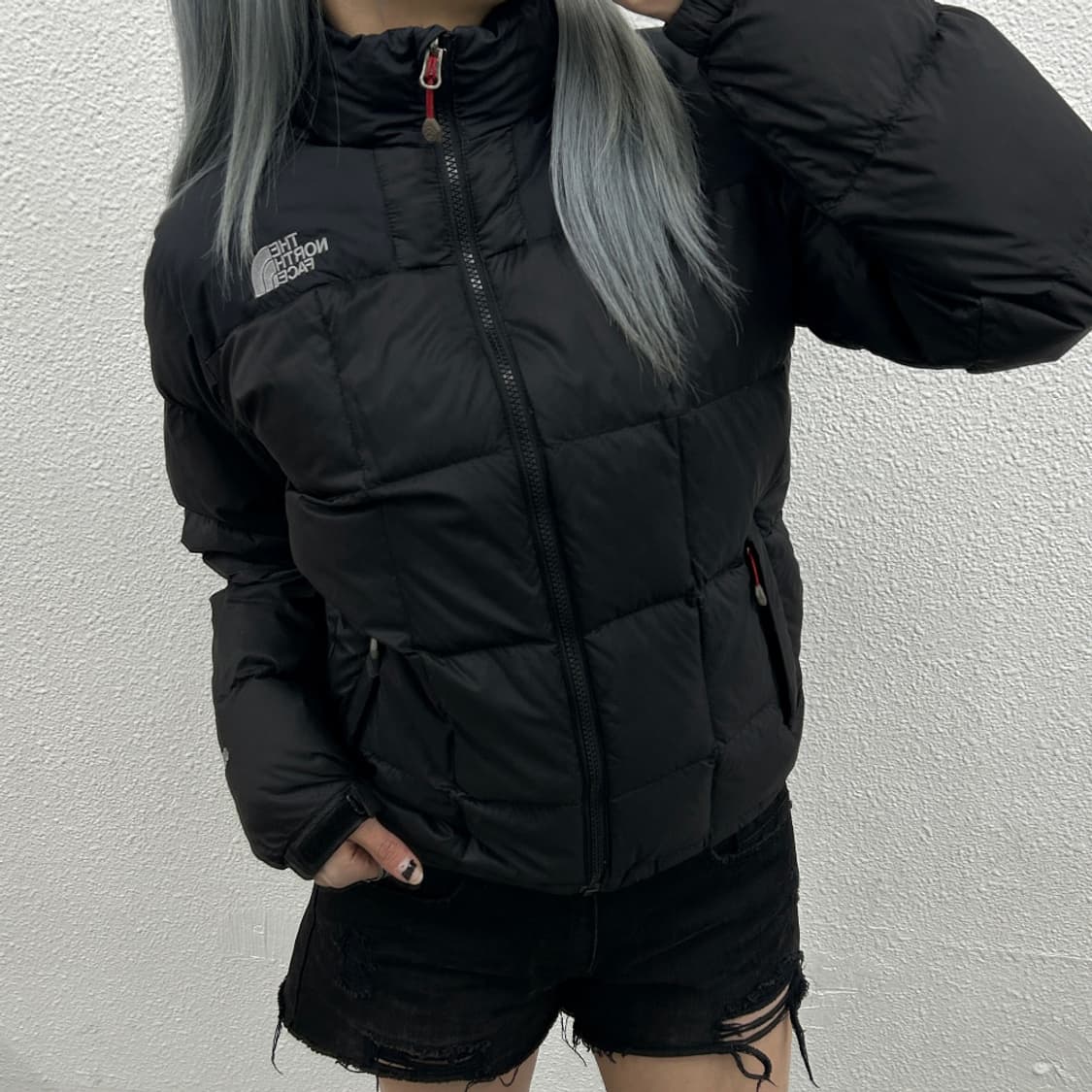 노스페이스 서밋시리즈 로고 블랙 패딩 90 상품이미지3