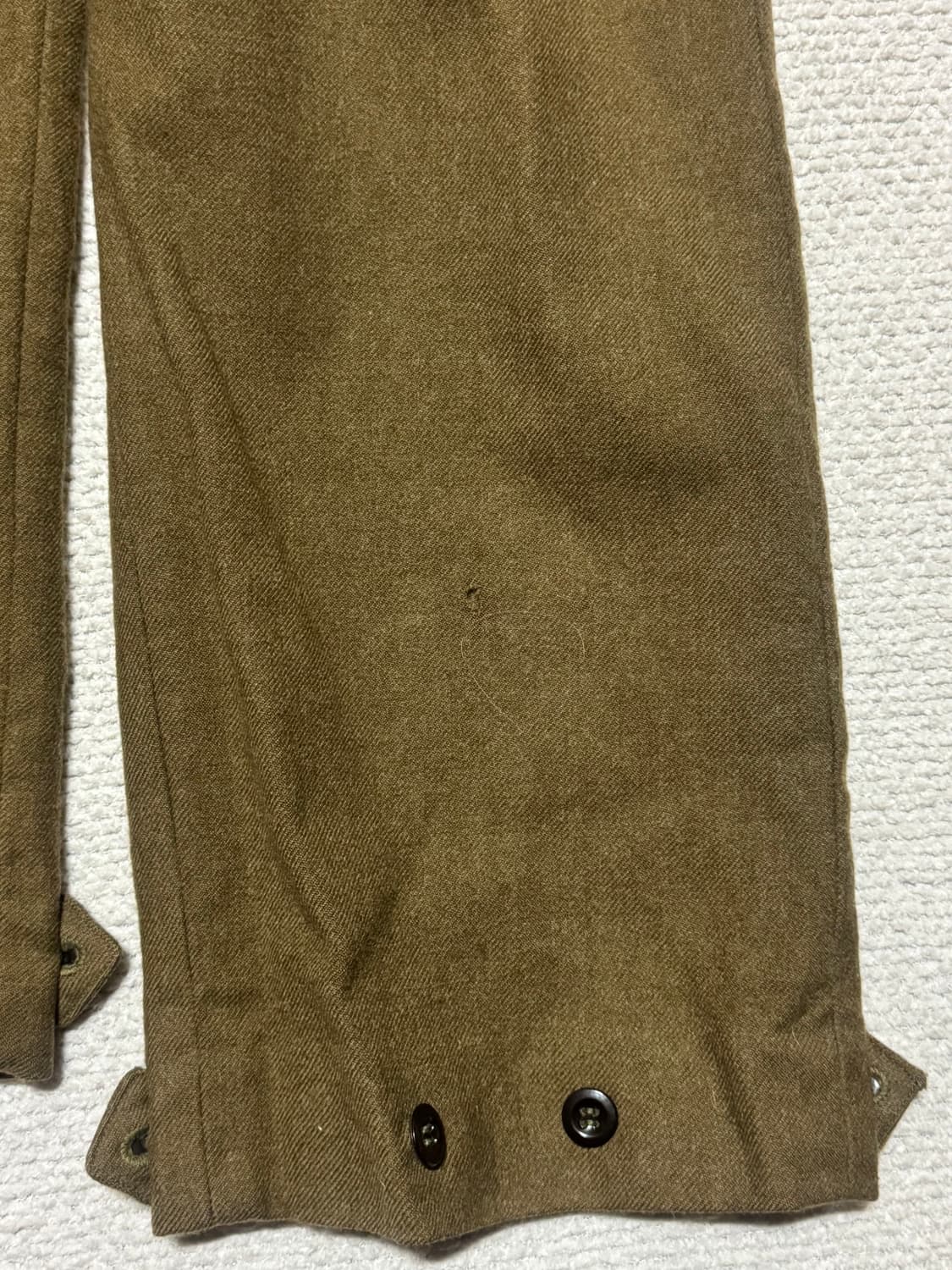 50s 리얼 빈티지 호주군 베틀 드레스 울 팬츠 상품이미지4