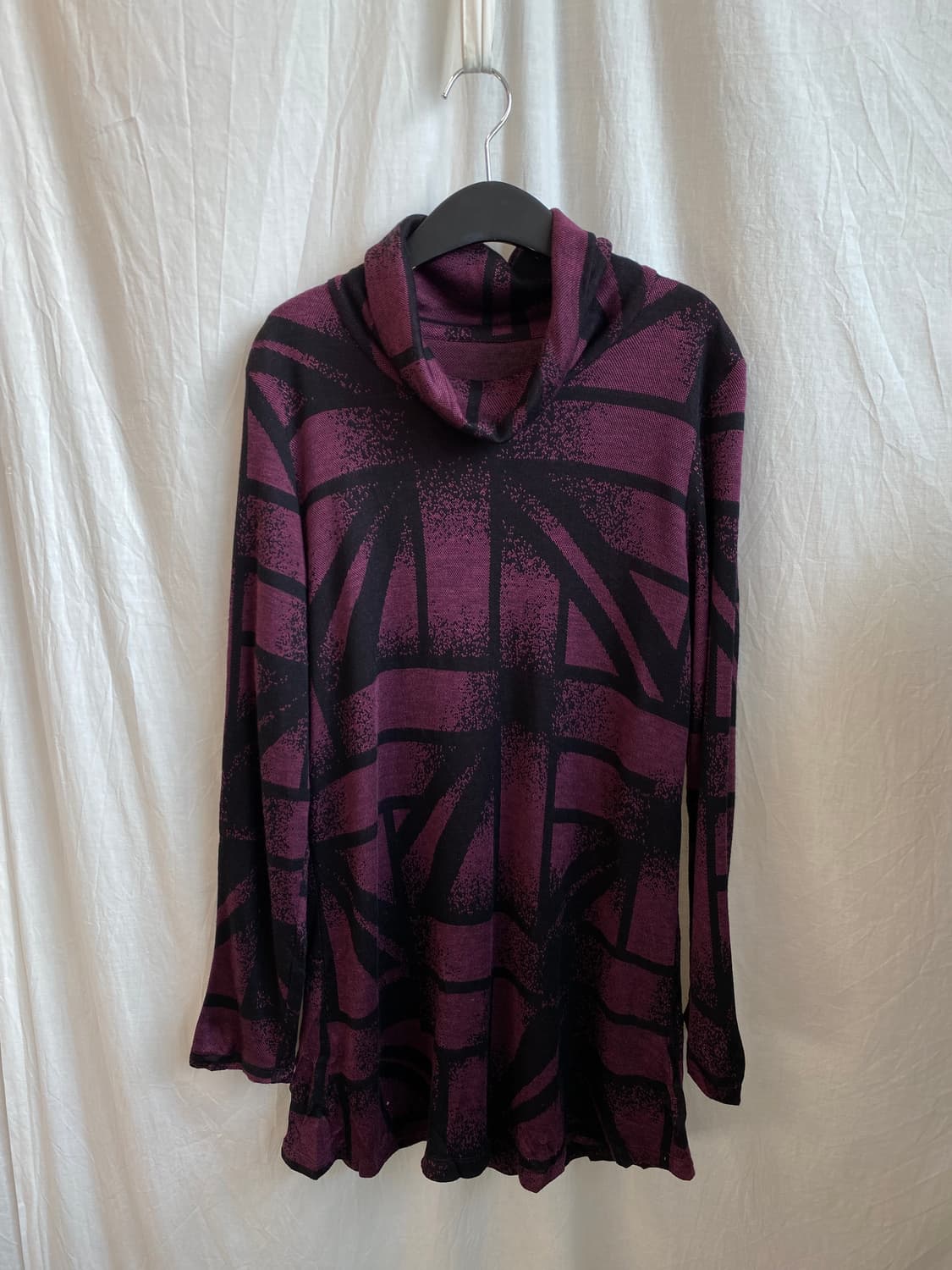 빈티지 패턴 하이넥탑(L) 상품이미지2