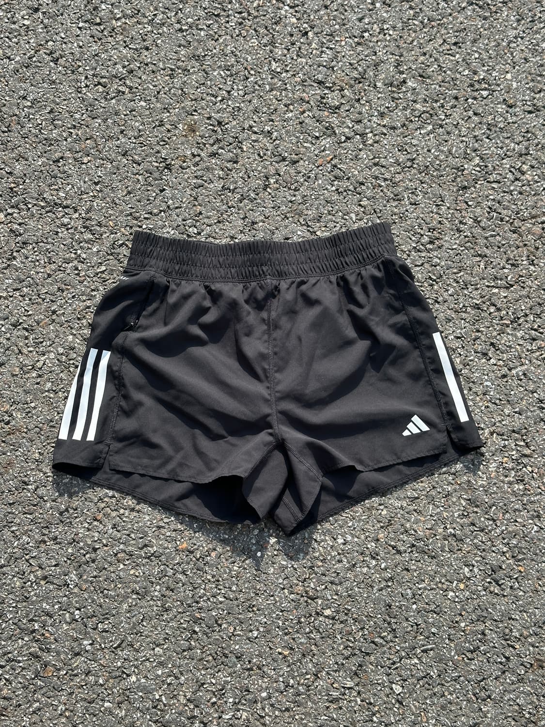 [M] 아디다스 여성 블랙 러닝 쇼츠 반바지 상품이미지1