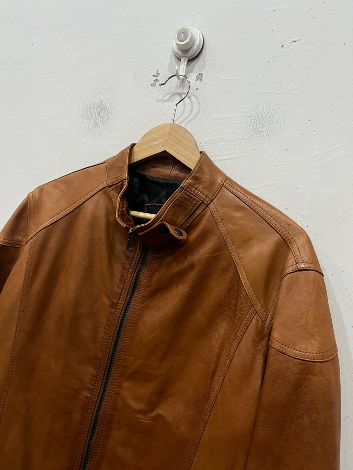 VERA PELLE 베라펠레 레더 바이커 자켓 Made in ITALY 상품이미지2