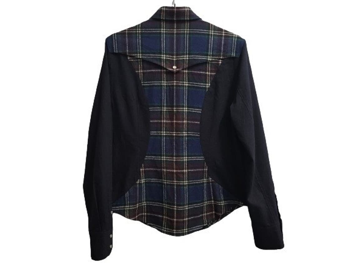 SYSTEM 시스템 모직 체크배색 케주얼 남방 66

 상품이미지2