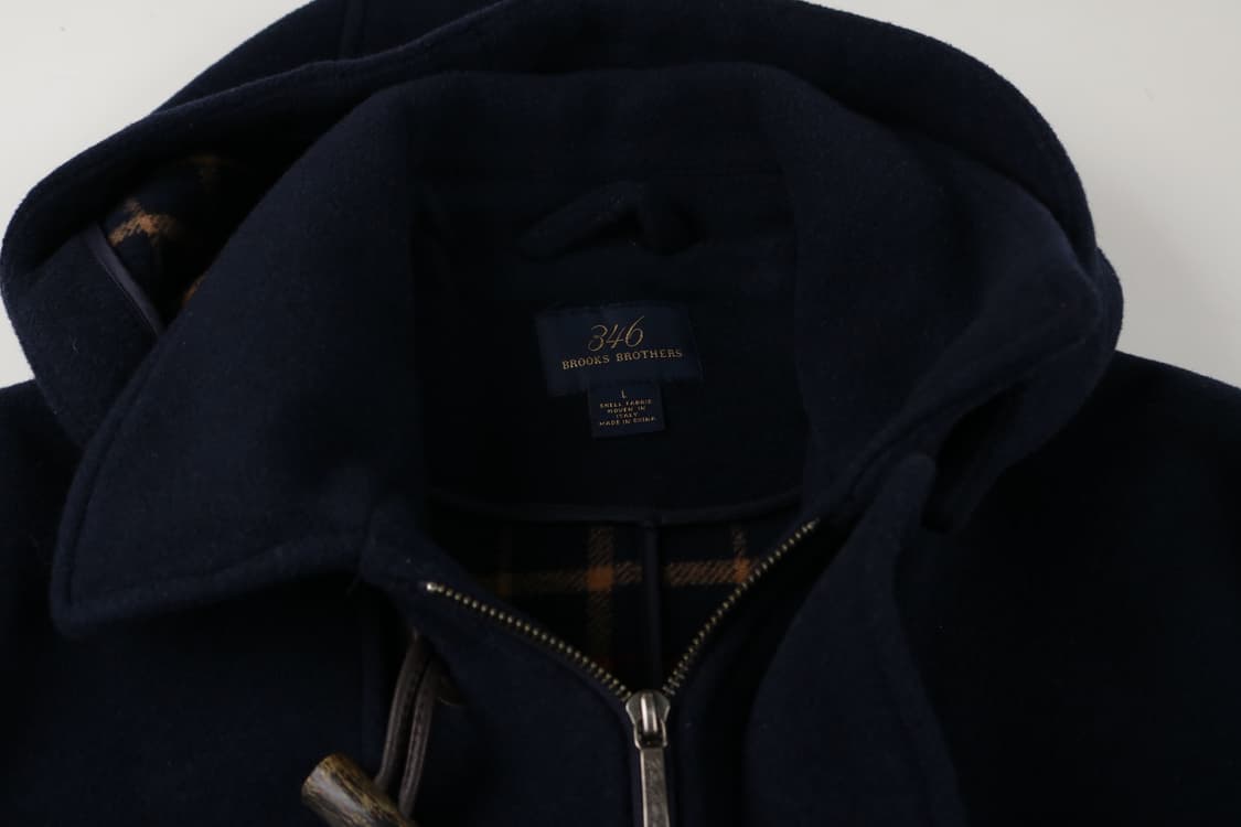 [L] 브룩스브라더스 울 더플코트 떡볶이 코트 (진네이비) 상품이미지3