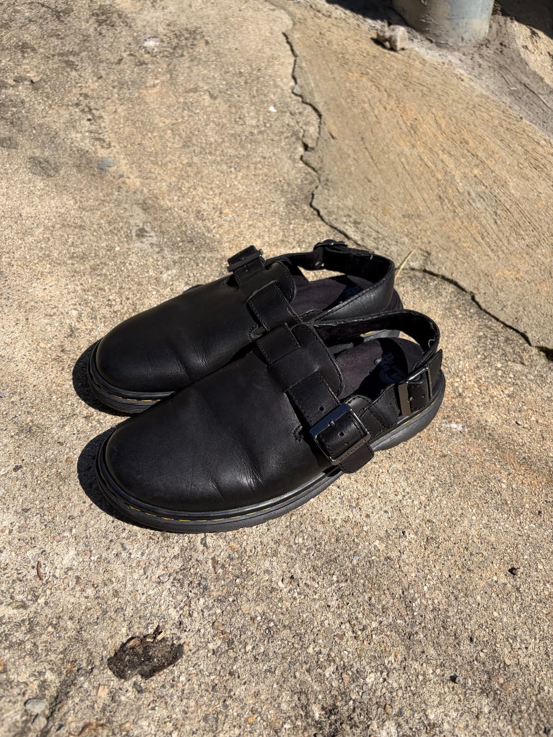 230) Dr. Martens 조지 버클 레더 뮬 상품이미지2