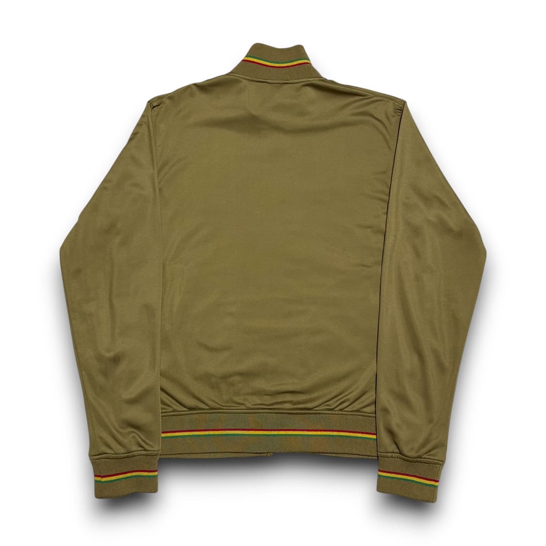 00's Stussy 라스타 컬러 자수 로고 카키 트랙 자켓  상품이미지2