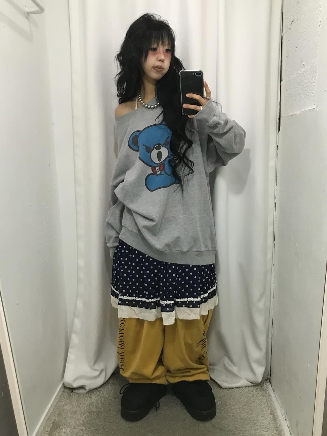 Hysteric Glamour Fxxk Bear Sweat Shirt 상품이미지3