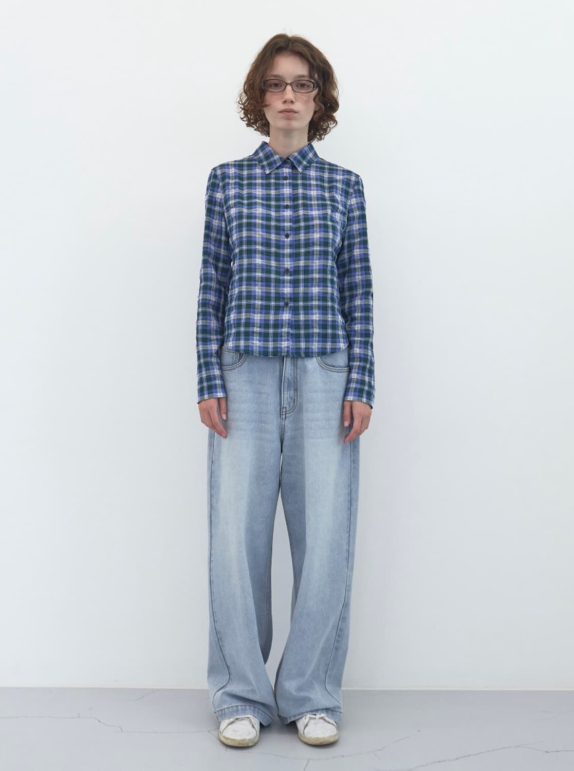 엔조플루스 체크 셔츠 상품이미지1