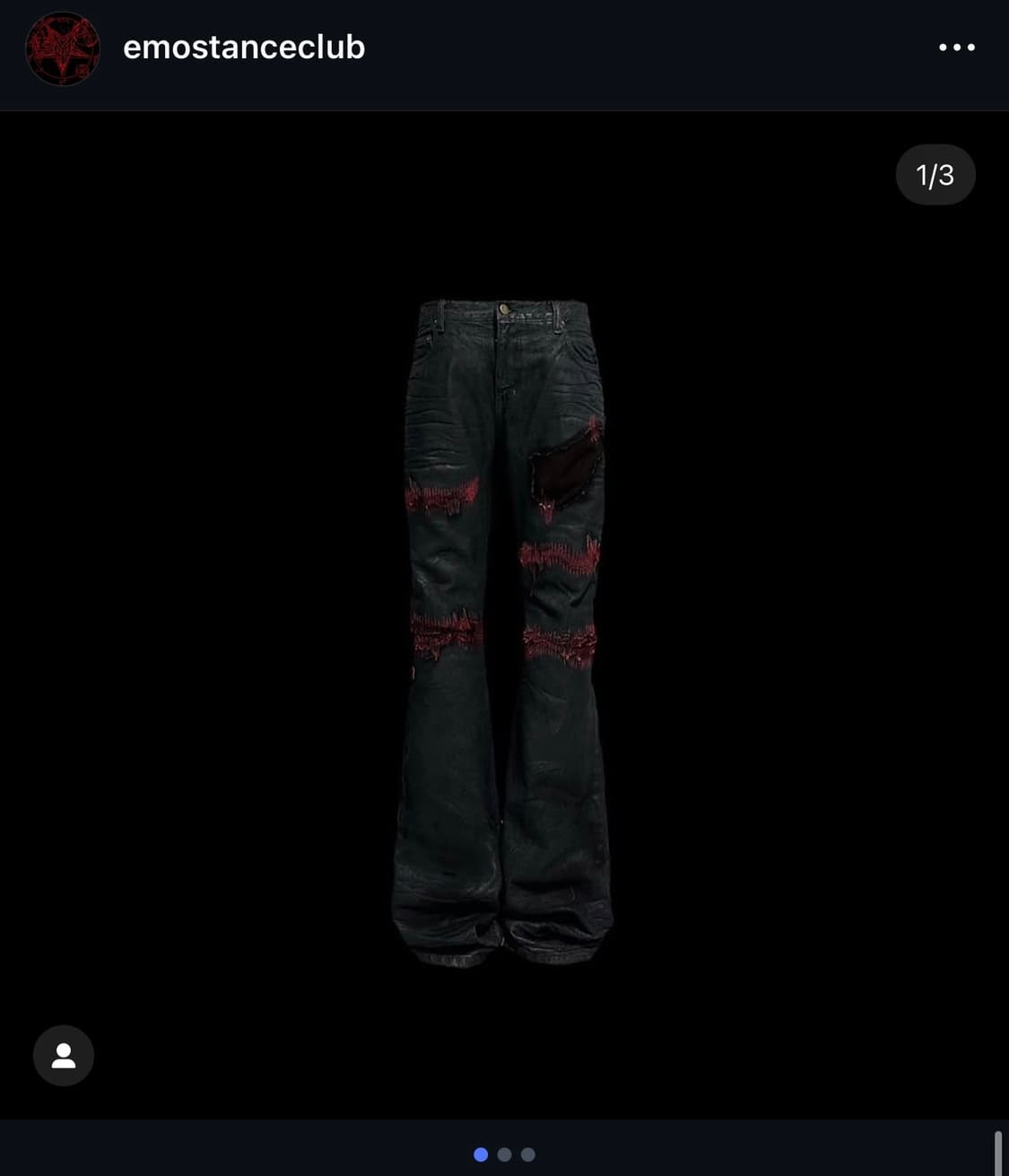 언더마이카 x 에모스탠스클럽 디스트로이드 카우하이드 2사이즈 삽니다 상품이미지1