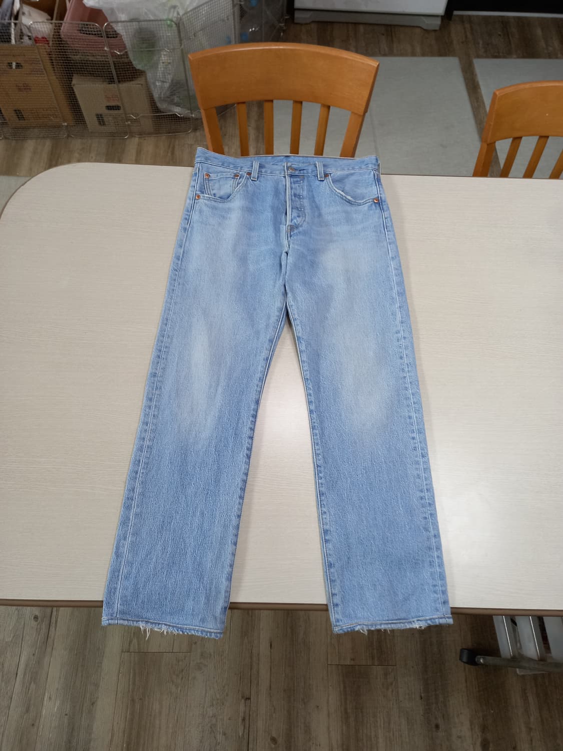 30 리바이스501 93에디션 워싱 스판 일자 연청 30-240 상품이미지1