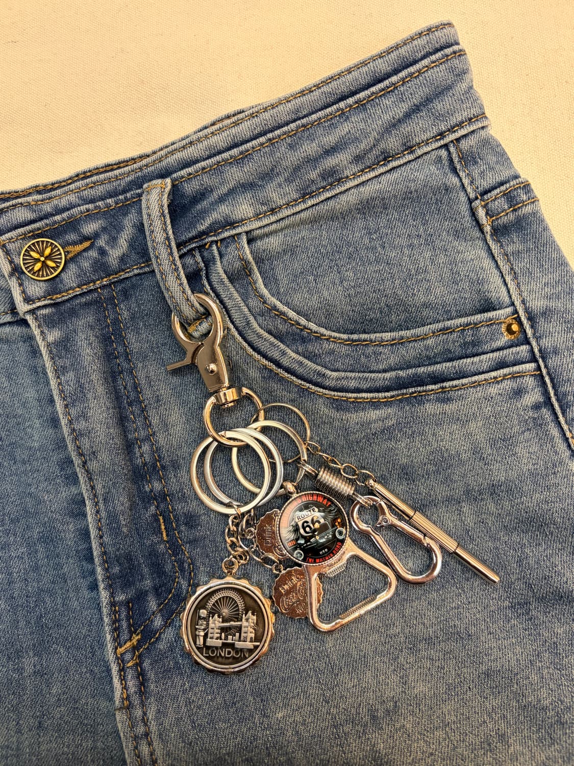 🗝 ROUTE 66 트래블 무드 키링 상품이미지5