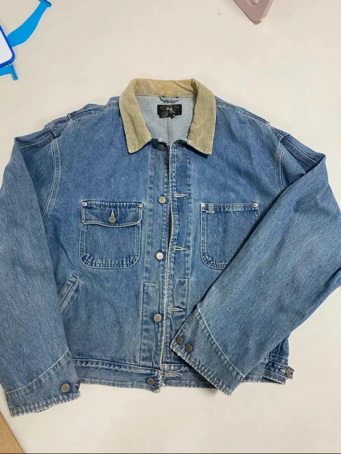 90s RRL 더블알엘 코듀로이 덩가리 데님자켓 상품이미지1