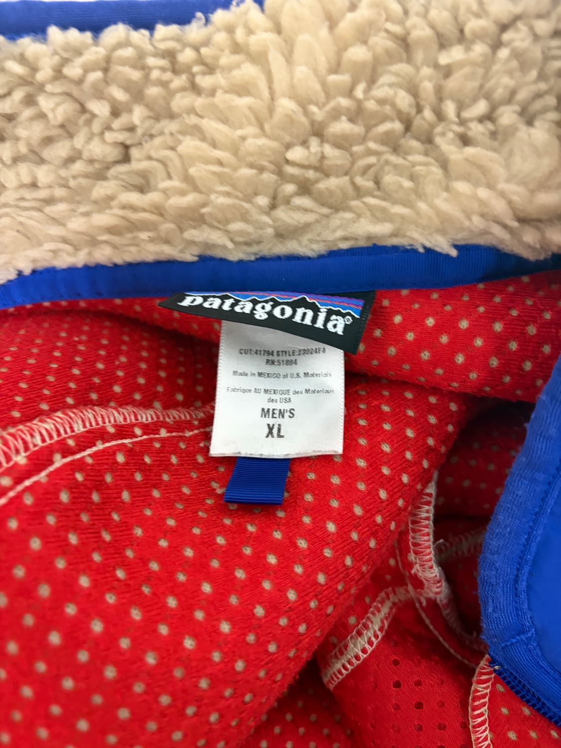 파타고니아 딥파일 자켓 네츄럴 XL 상품이미지2