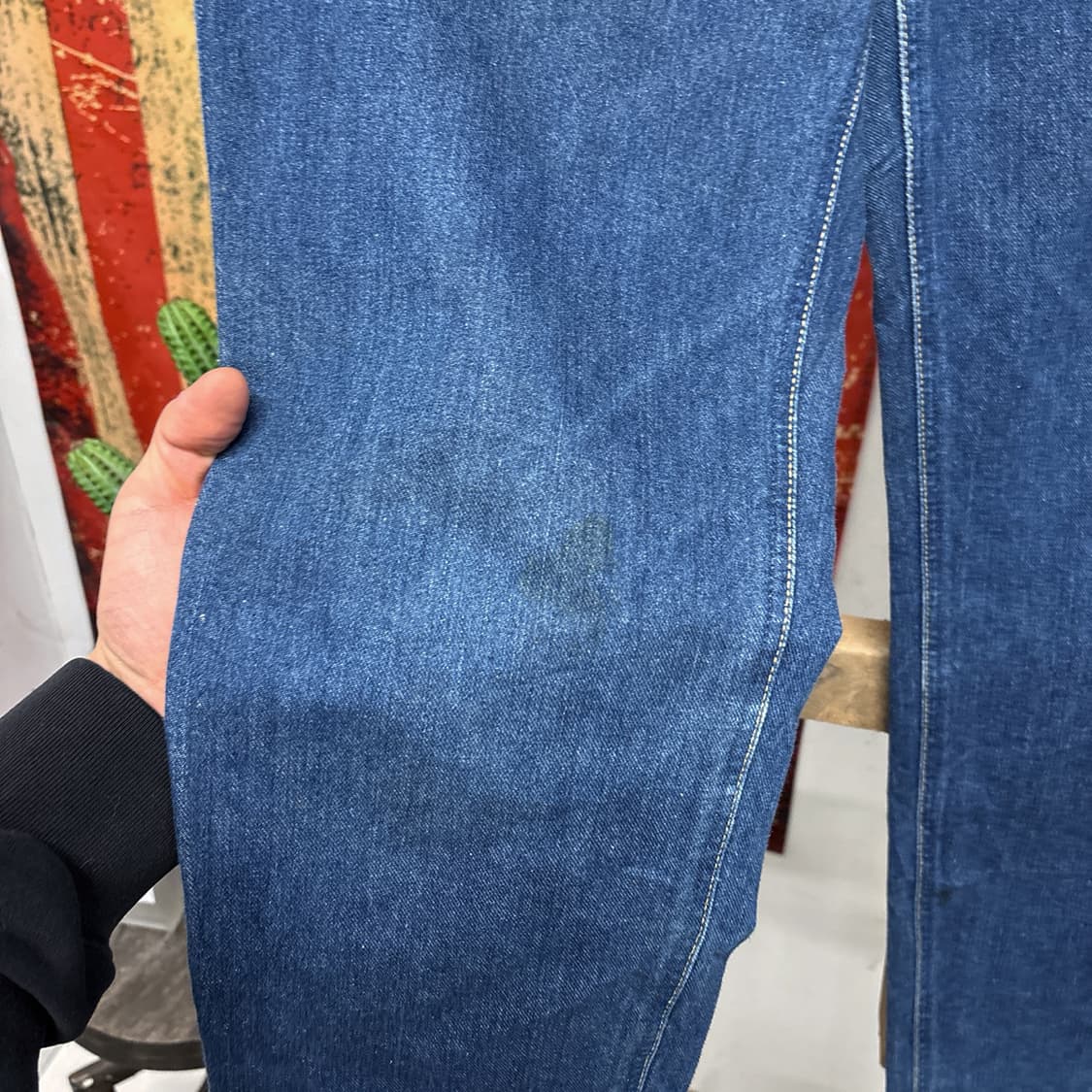 00s 리 라이더스 재팬라인 데님 배기팬츠 쉴드포켓 N545 상품이미지5