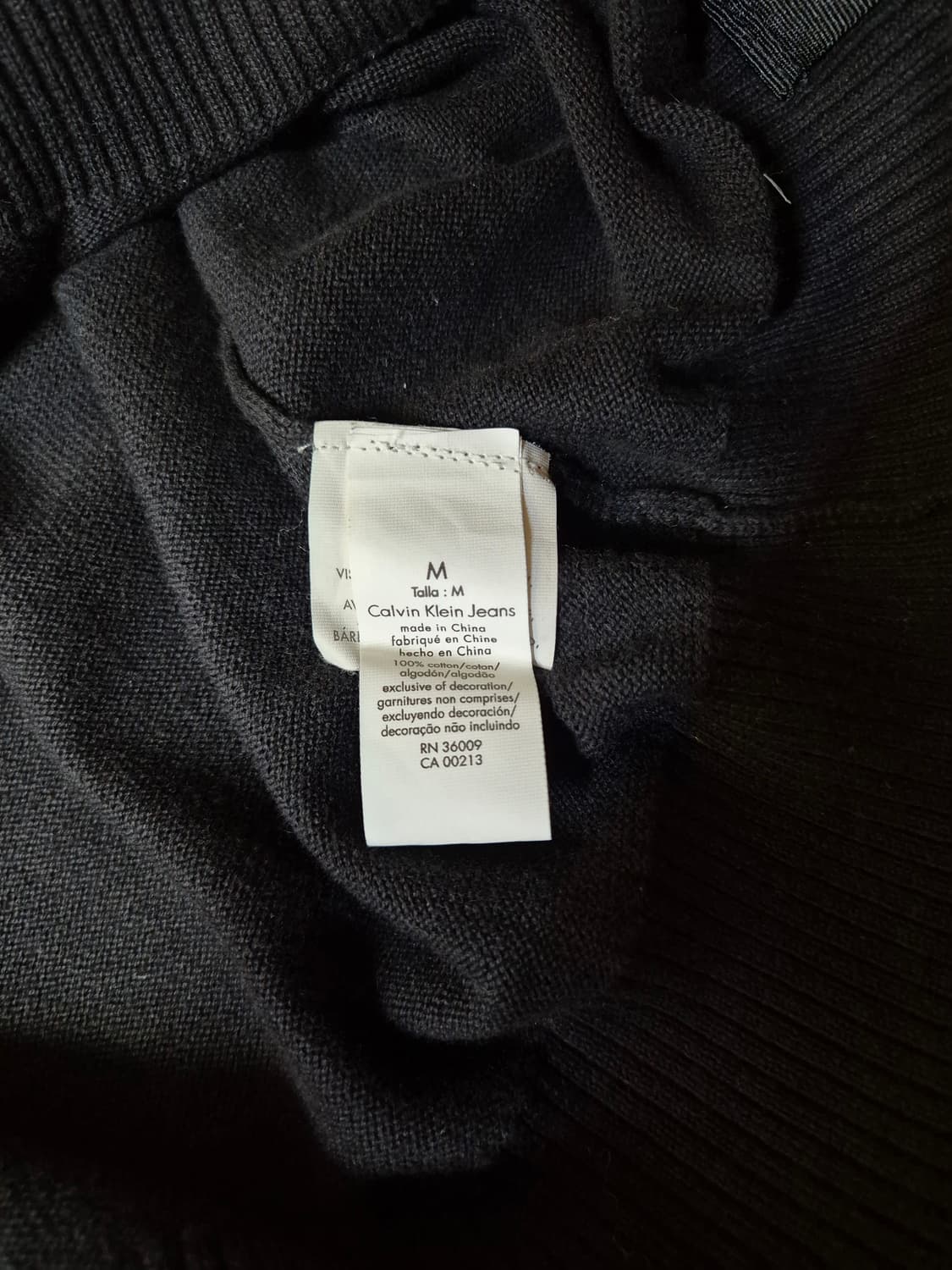 캘빈클라인 진스 반집업 니트 상품이미지5