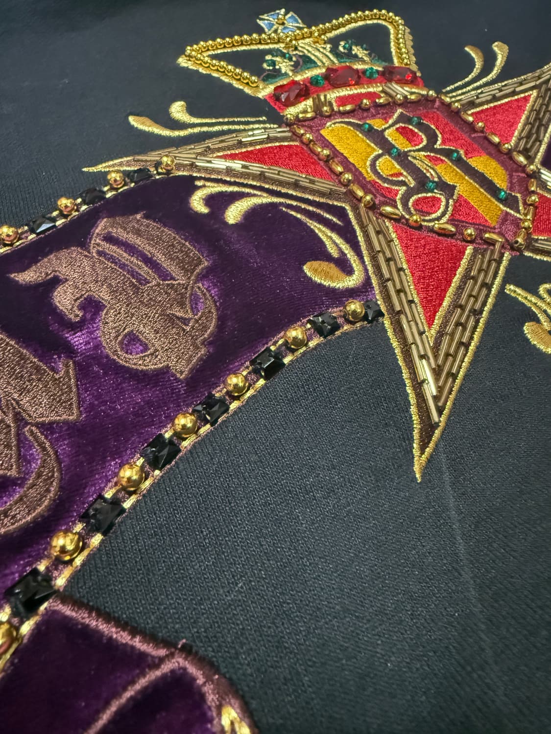 슈프림 크레스트 집업 후드 스웨트셔츠 블랙 - 25SS L 상품이미지6