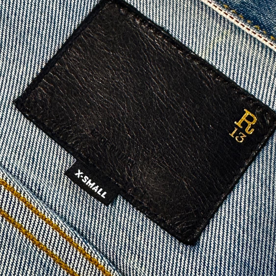 알써틴 R13 데님 트러커 자켓 상품이미지4