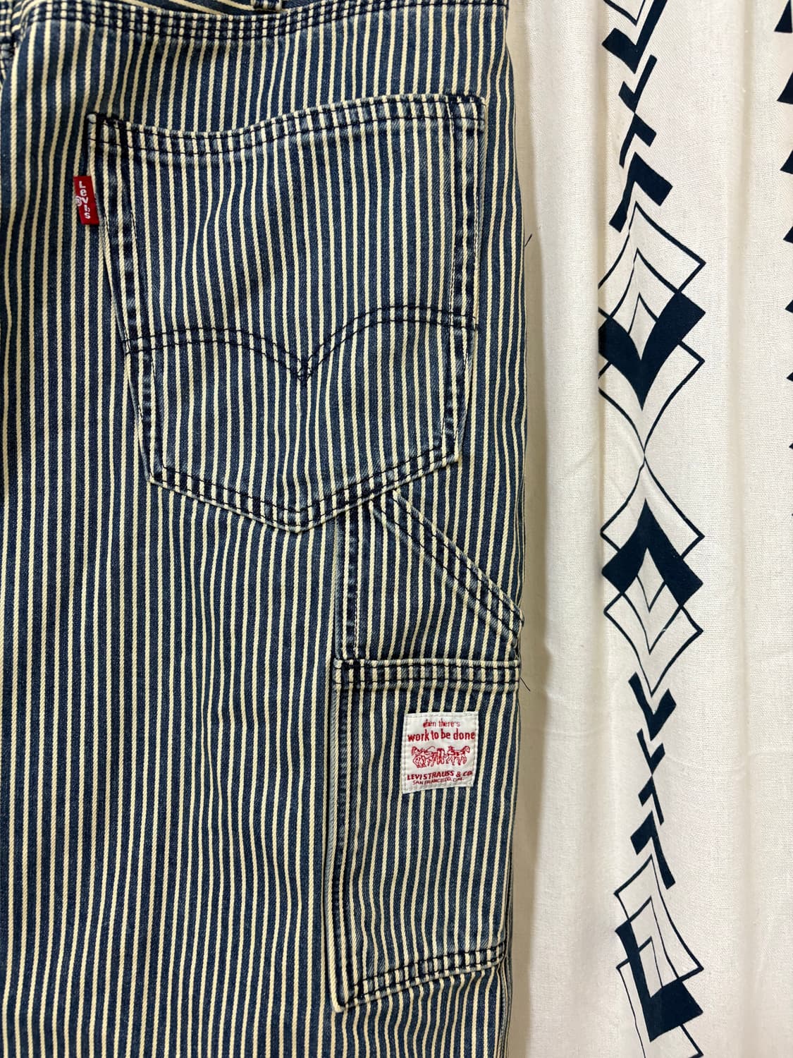 리바이스 / 568 루즈 카펜터 쇼츠 미디움 워시 상품이미지4