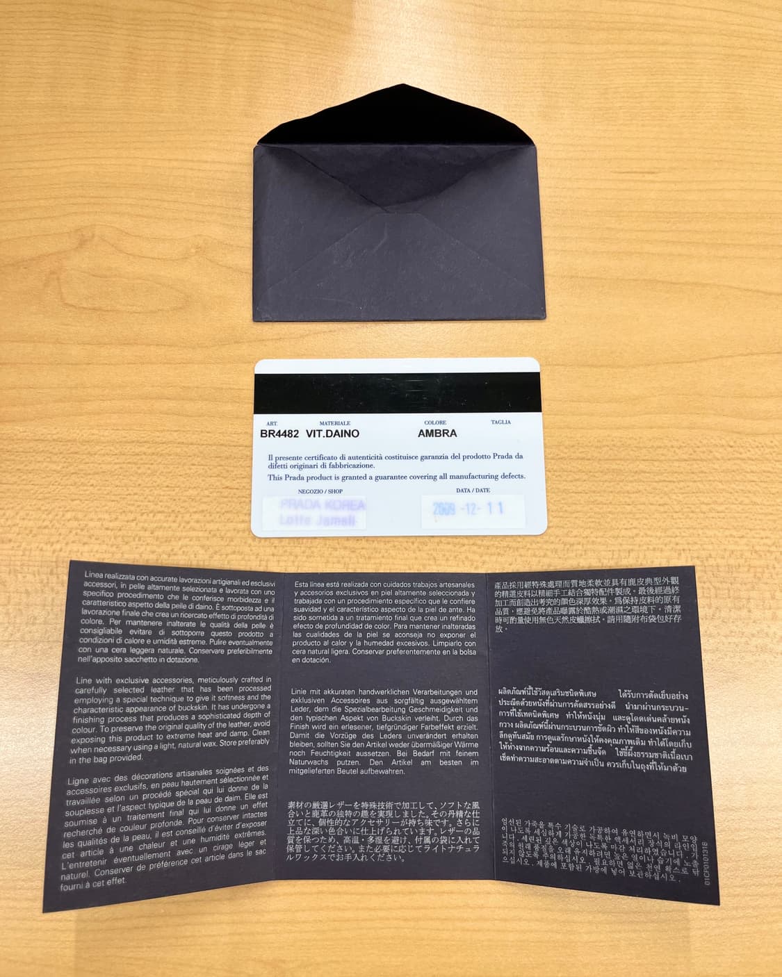 프라다 비텔로 다이노 레더 오픈 토트백 상품이미지7