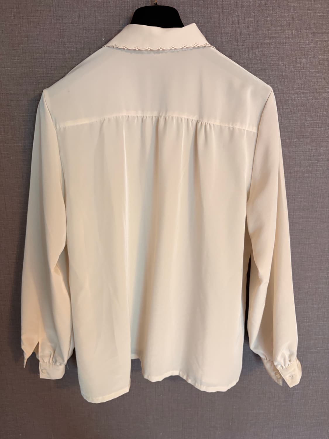 아이보리 레이스 카라 블라우스 Japan 상품이미지5