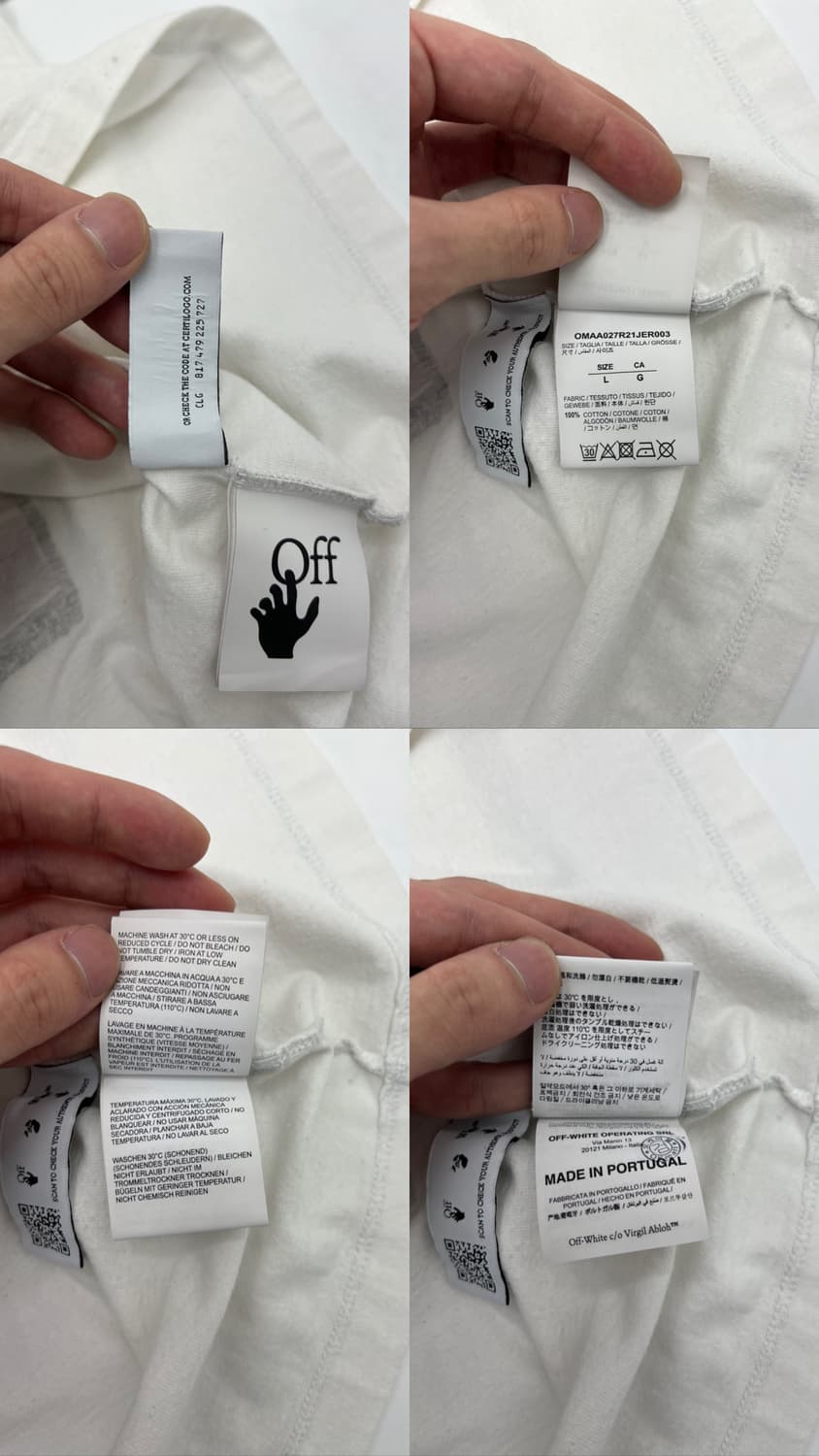 오프화이트 마커 애로우 반팔 티셔츠 상품이미지6