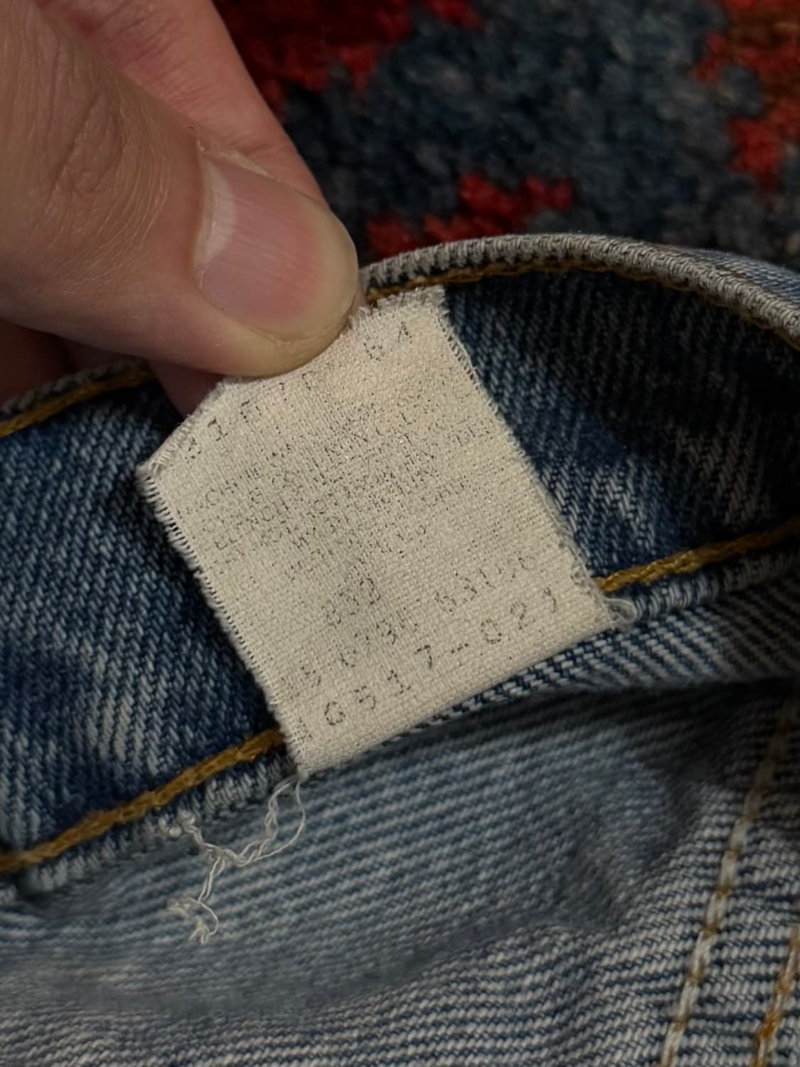 90's USA Made 빈티지 리바이스 517 오렌지탭 부츠컷 상품이미지10