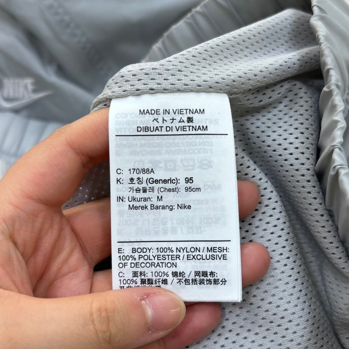 M 나이키 남성 스우시 우븐 아노락 바람막이 자켓 0609E 상품이미지4