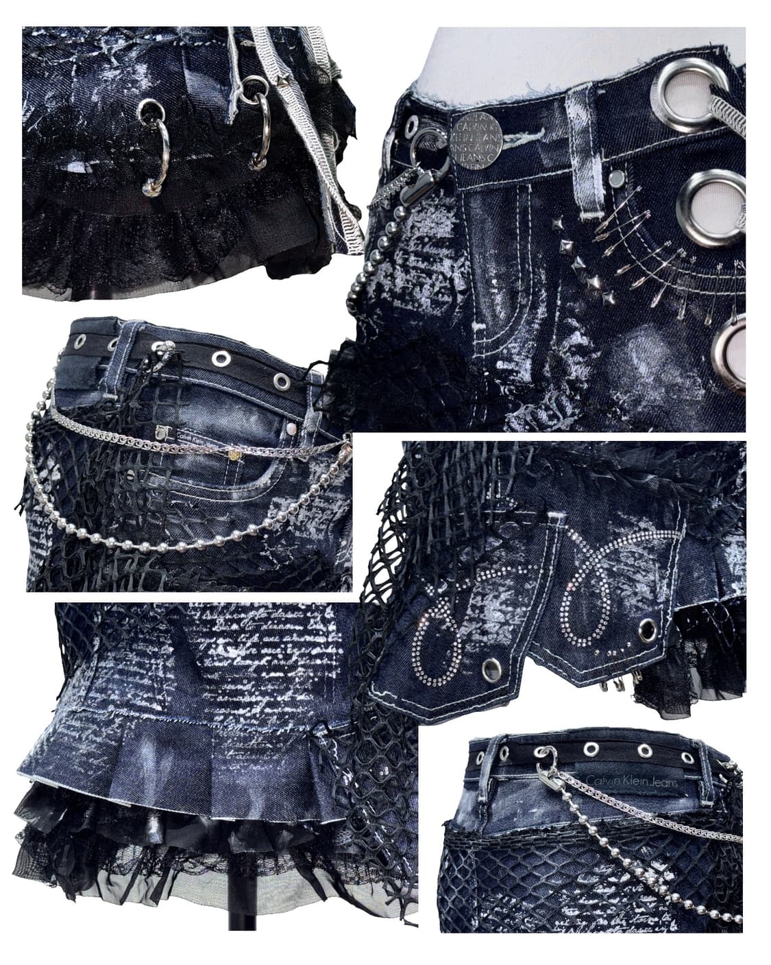 FEELBLUE REWORK 017 – Nightweb Skirt 상품이미지3