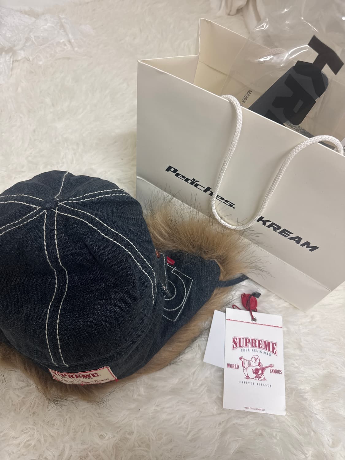 슈프림X트루릴리젼 트루퍼햇 모자 L/XL 상품이미지4