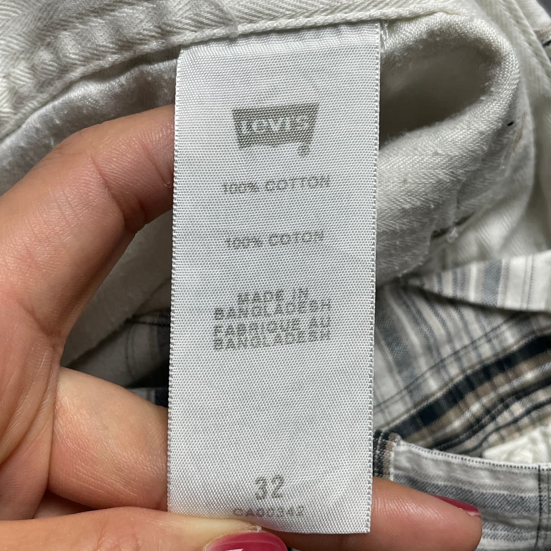 LEVI'S 리바이스 빈티지 체크 하프팬츠 A01041 상품이미지9