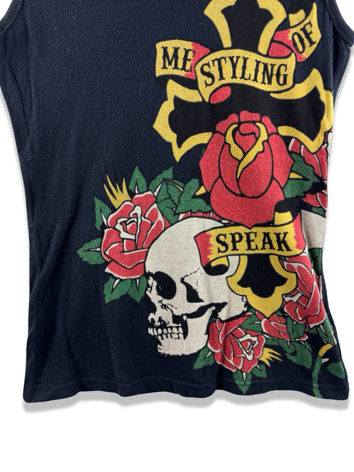 JPN 펑크 스컬 슬리브리스3081 상품이미지3